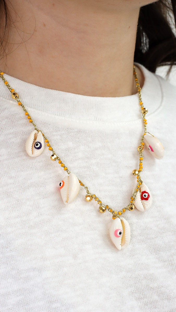 Schema Realizzare un bracciale o una collana all'uncinetto con il punto catenella