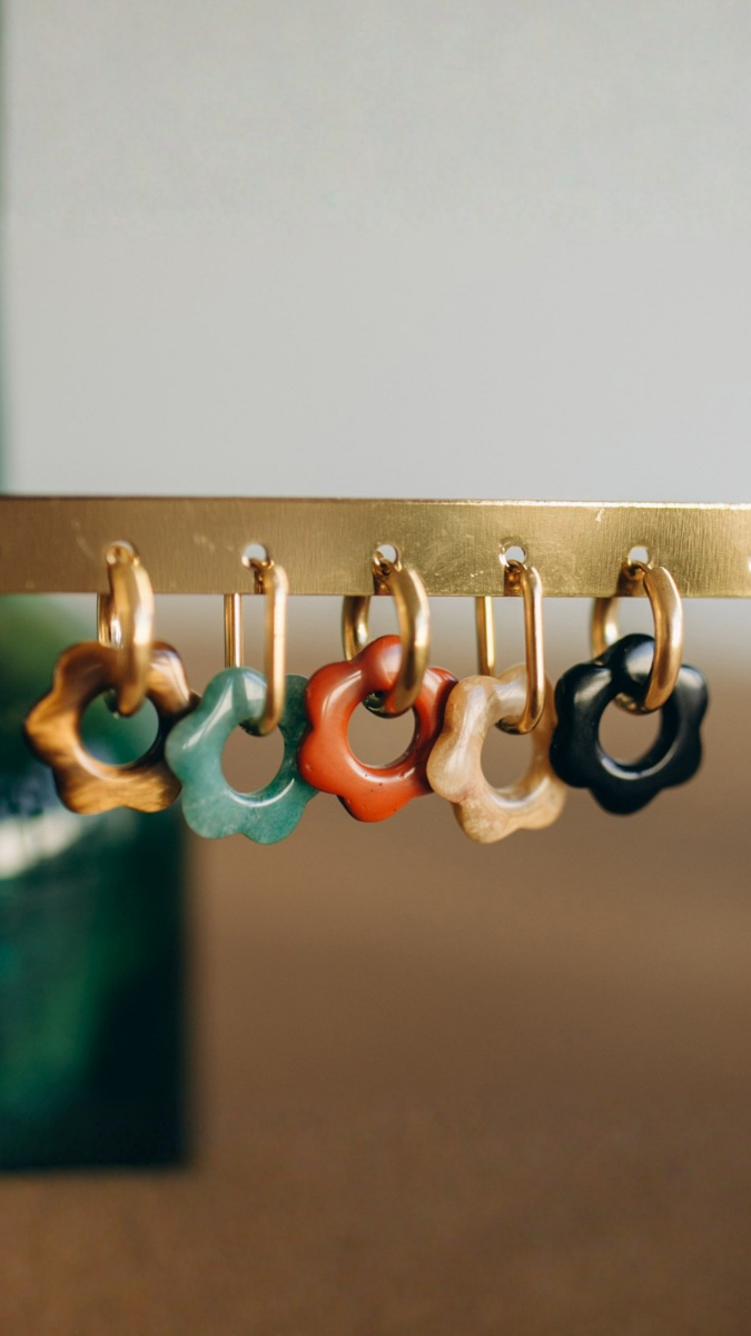 Schema Come realizzare gli orecchini a fiore?