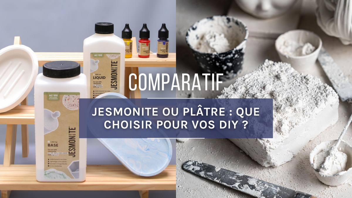 Schema Jesmonite vs gesso: quale scegliere per le vostre creazioni?