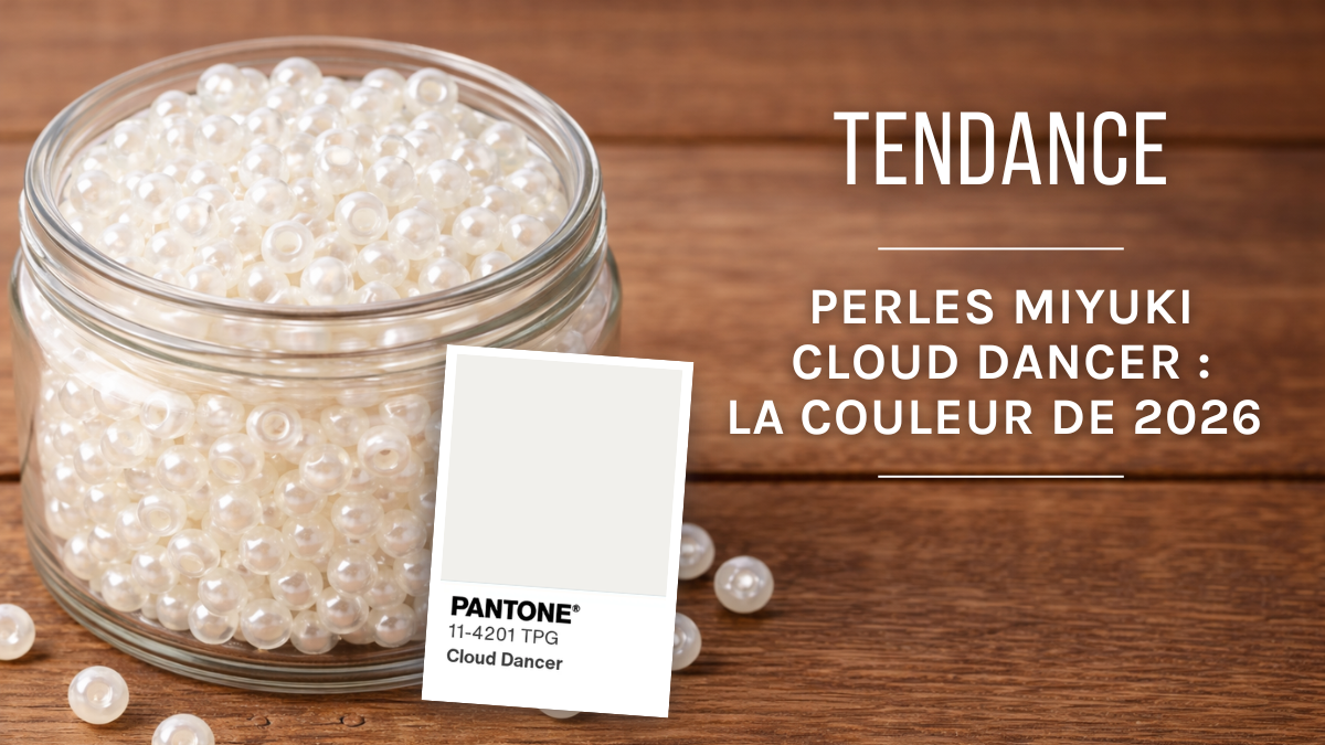 Schema Perle Miyuki Cloud Dancer: il colore Pantone 2026 Schema Perle Miyuki Cloud Dancer: il colore Pantone 2026