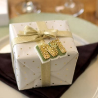 étiquette cadeau