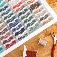boite pour perles bead storage
