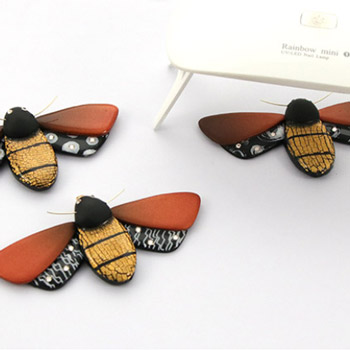 recouvrir de la pâte fimo avec de la résine uv led