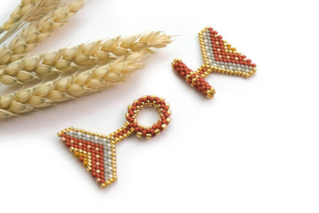 fermoir en perles miyuki