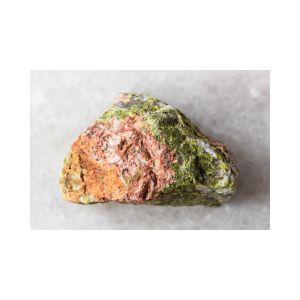 Pierre naturelle unakite pour cr&eacute;ation de bijoux DIY - Perles & Co