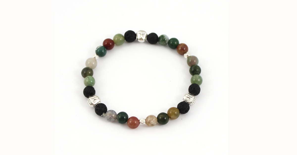 bracelet agate indienne