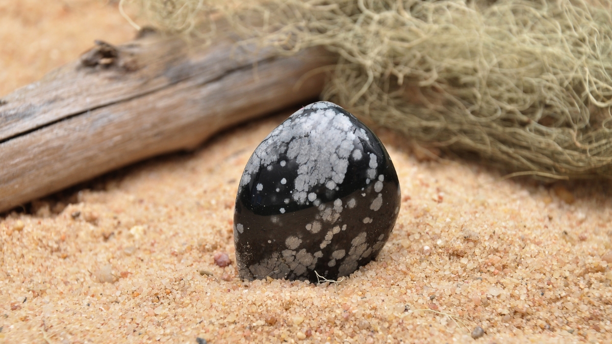 obsidienne mouchetée