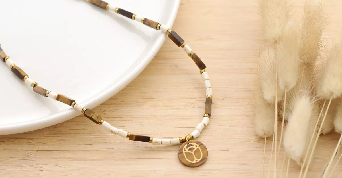 collier oeil de tigre