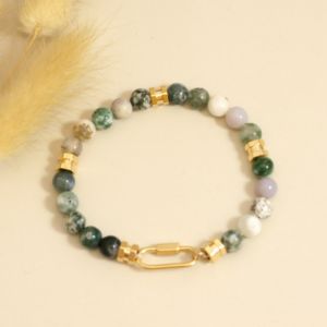 bracelet pierre gemme Taureau 