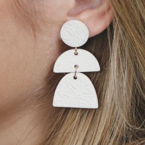 DIY Boucles d'Oreilles P&acirc;te Fimo inspiration Hygge