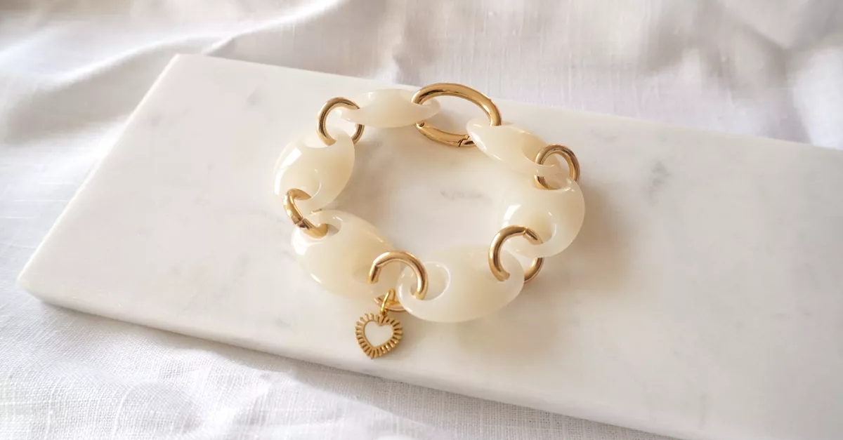 Bracelet gros maillons