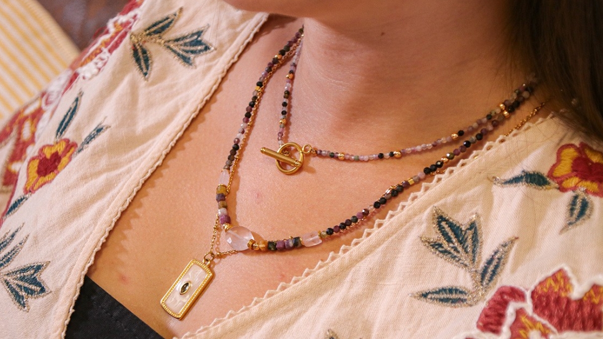 collier pierre naturelle