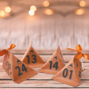 calendrier de l'avent berlingot kraft