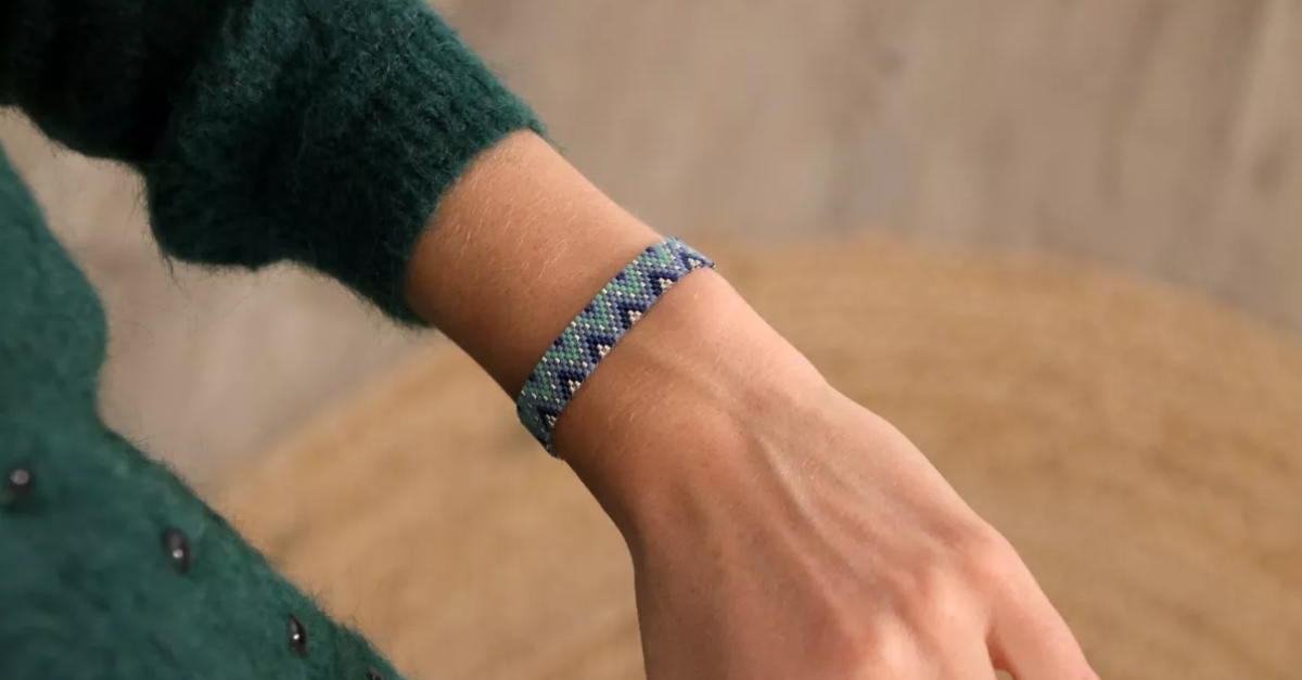 Bracelet tiss&eacute; en perles Miyuki