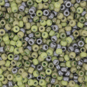 Mix de rocailles Miyuki 11/0 - Mix Kaki