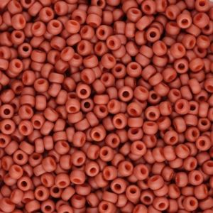 Rocaille Miyuki 11/0 1236 - Opaque Terracotta