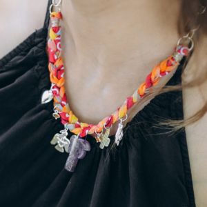collier bandana tresse DIY