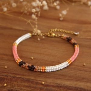 bracelet tissage de perles - tendance bijoux automne hiver 2026 2027