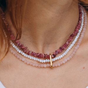 collier multirangs pierres gemmes - tendance bijoux automne hiver 2026 2027