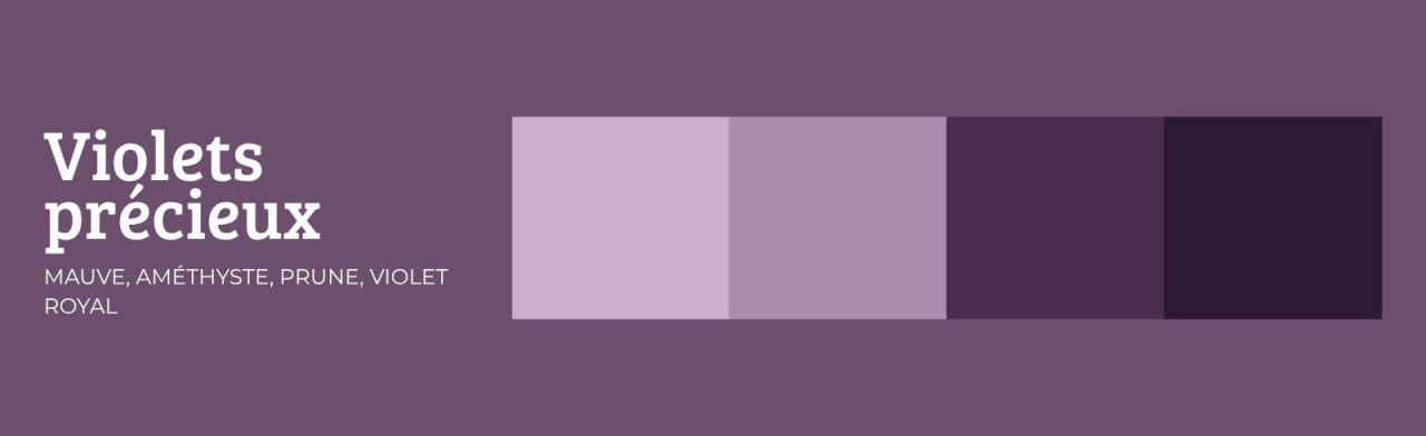 violets précieux - tendance automne hiver 26-27