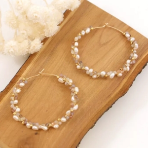 créoles perles eau douce