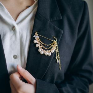 bronche DIY à franges