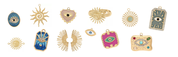 tendance - motifs oeil et soleil