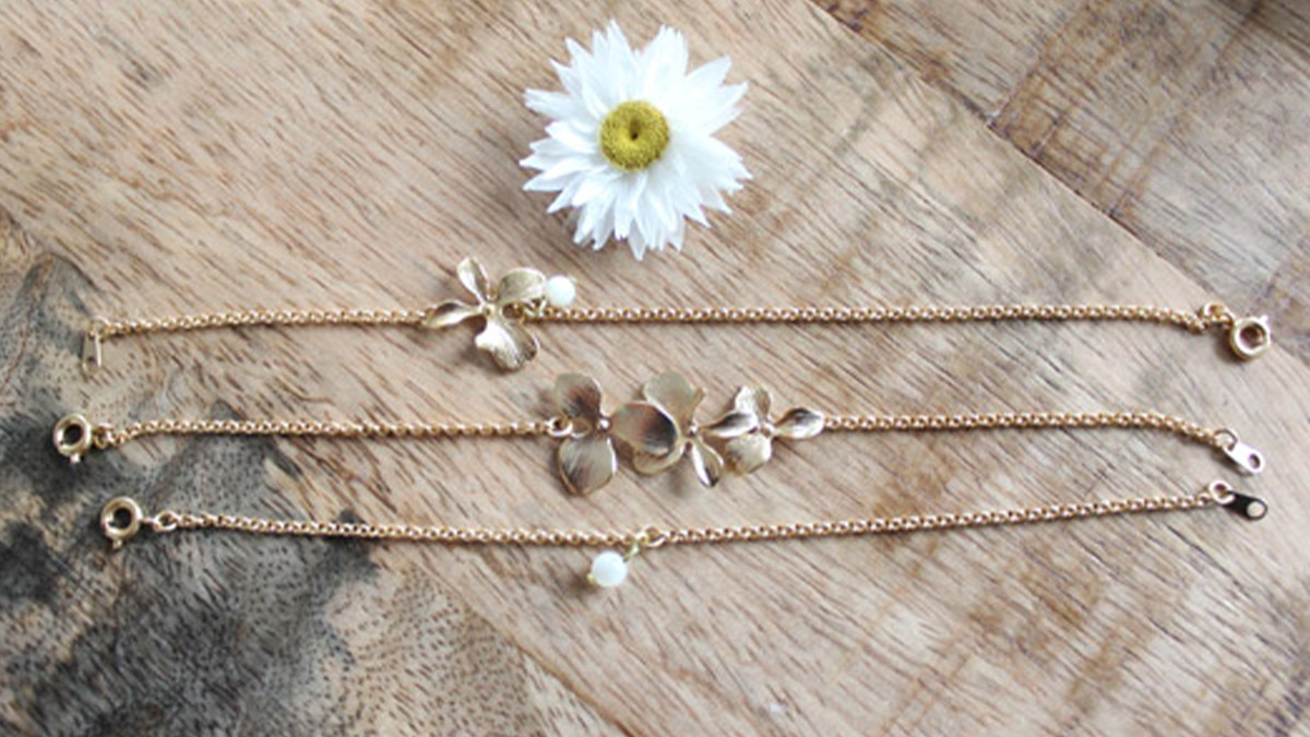 Braccialetti d'oro impilabili fai da te : Tappa 3