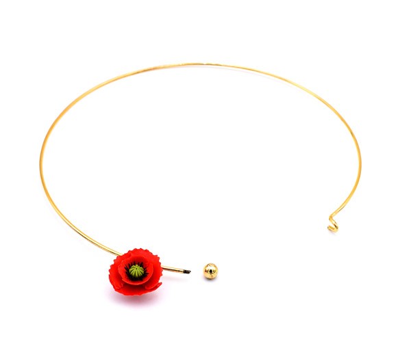 Collana di papaveri fai da te in facile argilla Fimo : Tappa 16 Collana di papaveri fai da te in facile argilla Fimo : Tappa 16