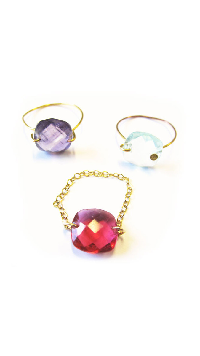 Schema Anelli quadrati sfaccettati Schema Anelli quadrati sfaccettati