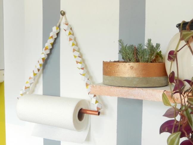 porta asciugamani perline di legno : Tappa 6