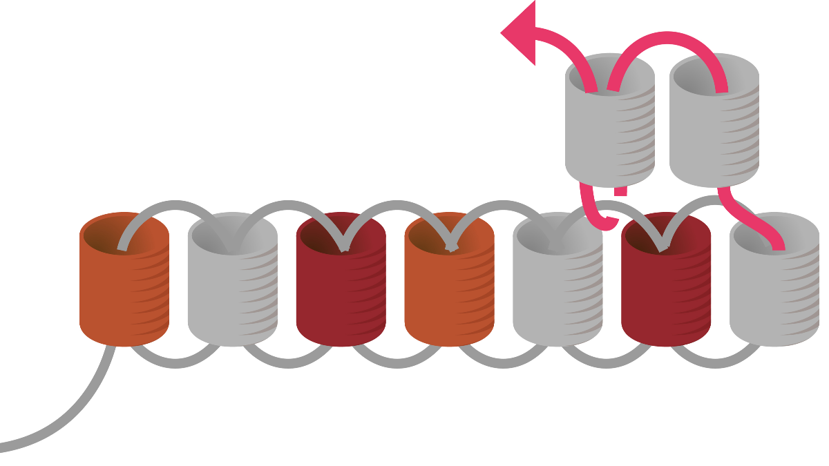 orecchini rossi miyuki con punte di tessitura argento 925 : Tappa 3 orecchini rossi miyuki con punte di tessitura argento 925 : Tappa 3