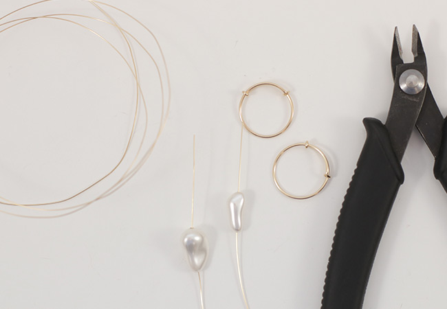 Anello riempito in oro fai da te e perle irregolari PureCrystal : Tappa 2