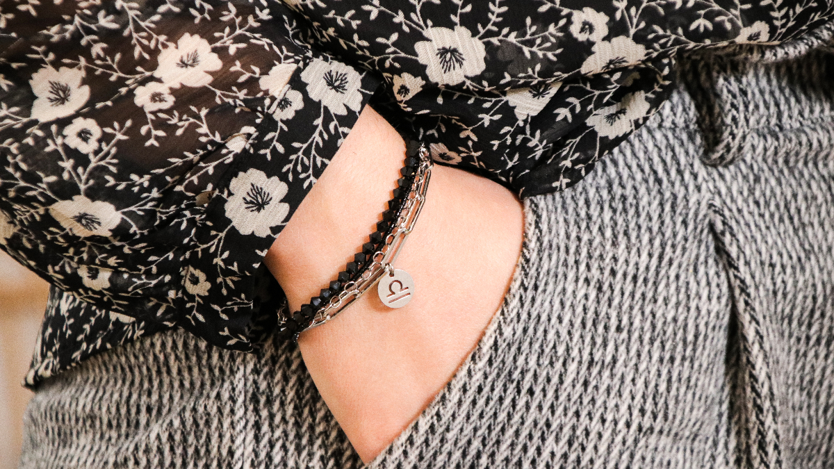 Schema Bracciale multirank in acciaio inossidabile, prelibatezze Miyuki e trottole PureCrystal