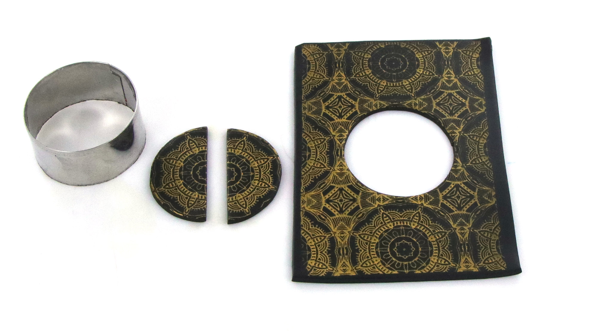 Orecchini etnici e raffinati in argilla polimerica : Tappa 3 Orecchini etnici e raffinati in argilla polimerica : Tappa 3