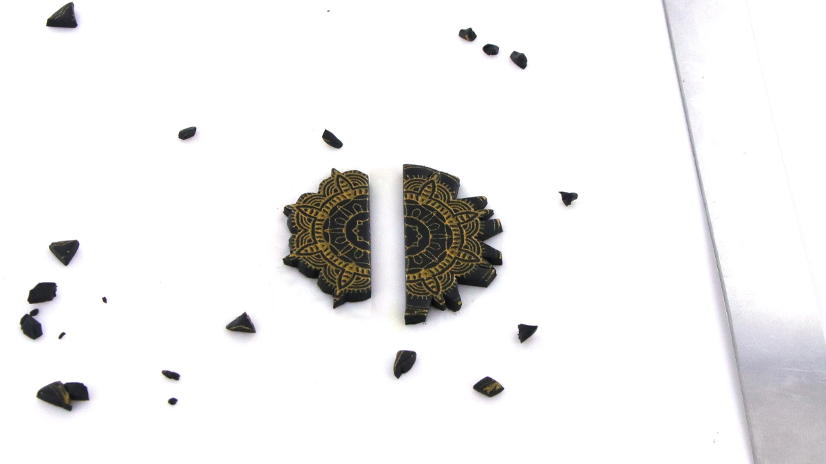 Orecchini etnici e raffinati in argilla polimerica : Tappa 4 Orecchini etnici e raffinati in argilla polimerica : Tappa 4