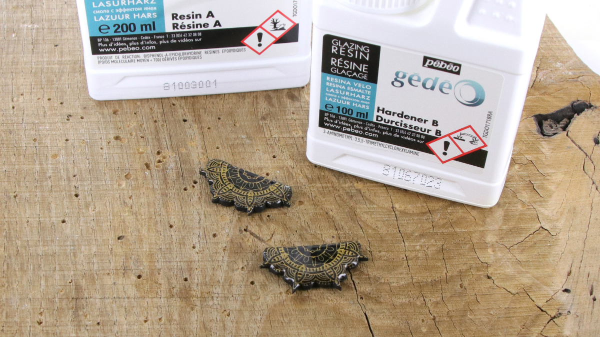 Orecchini etnici e raffinati in argilla polimerica : Tappa 6 Orecchini etnici e raffinati in argilla polimerica : Tappa 6