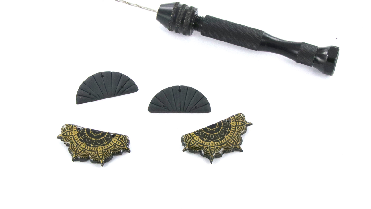 Orecchini etnici e raffinati in argilla polimerica : Tappa 7 Orecchini etnici e raffinati in argilla polimerica : Tappa 7