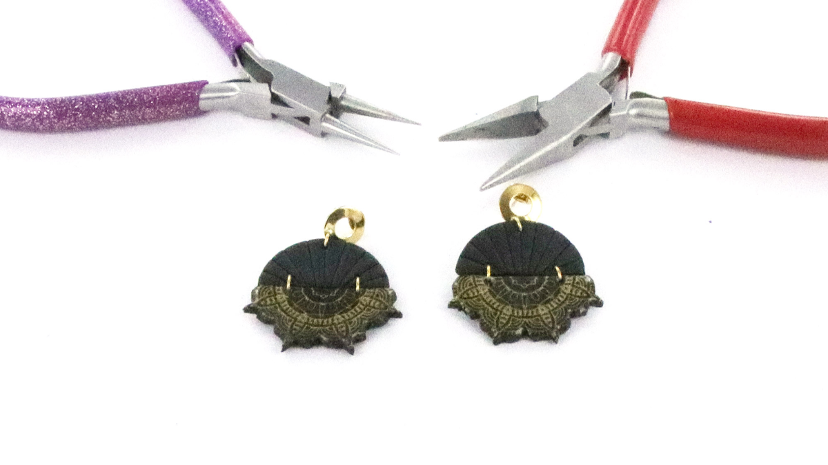 Orecchini etnici e raffinati in argilla polimerica : Tappa 8 Orecchini etnici e raffinati in argilla polimerica : Tappa 8