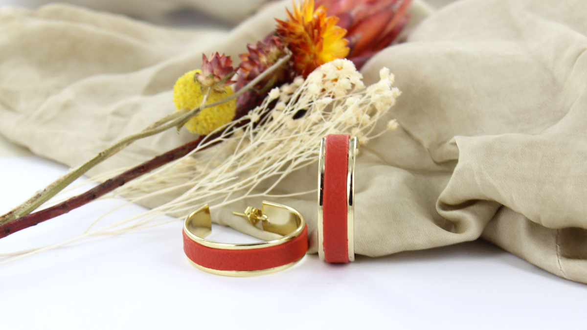 Schema Orecchini a cerchio in pelle Fimo