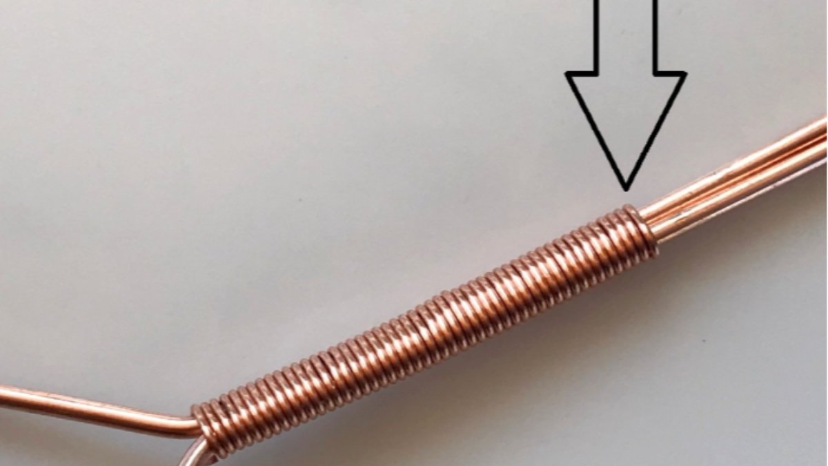 Set di pendenti in pietra preziosa con filo di rame : Tappa 9