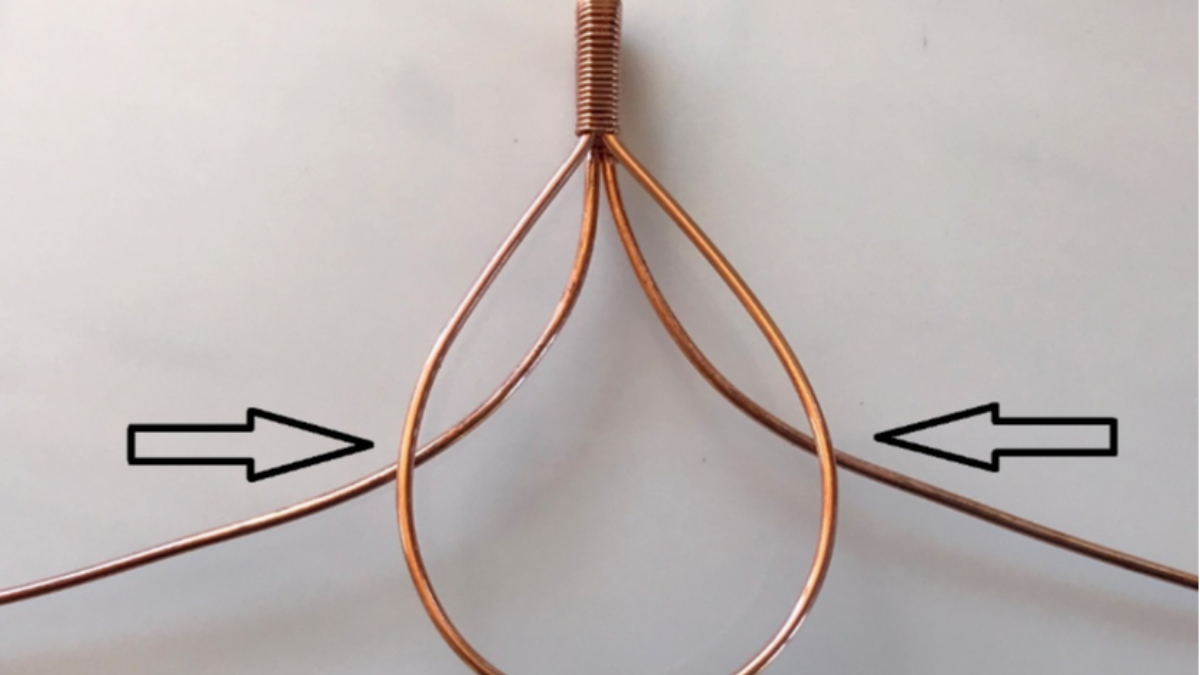 Set di pendenti in pietra preziosa con filo di rame : Tappa 16