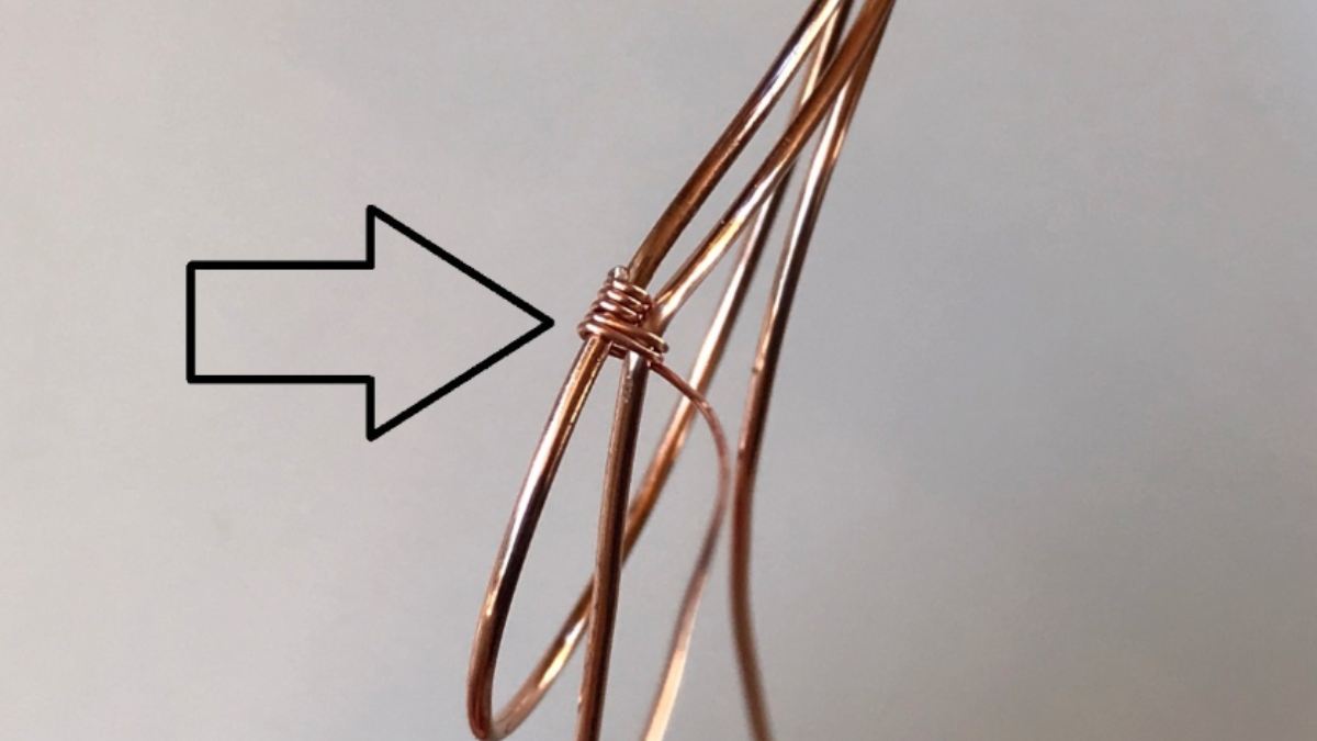 Set di pendenti in pietra preziosa con filo di rame : Tappa 19