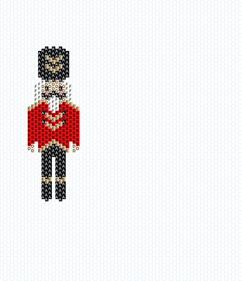 Schema Tessitura fai da te Schema di Natale a punto mattoni Perline Schiaccianoci Miyuki Delicas