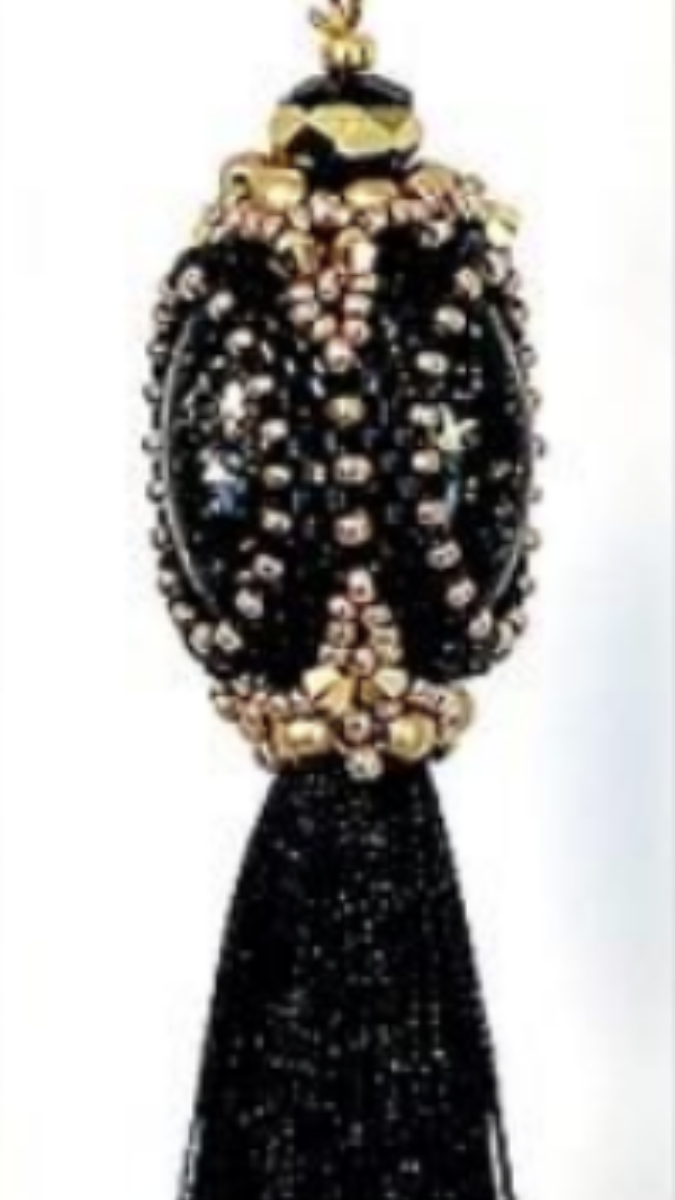 Schema Accessorio borsa, angelo perla pompon con perle Athos di Puca