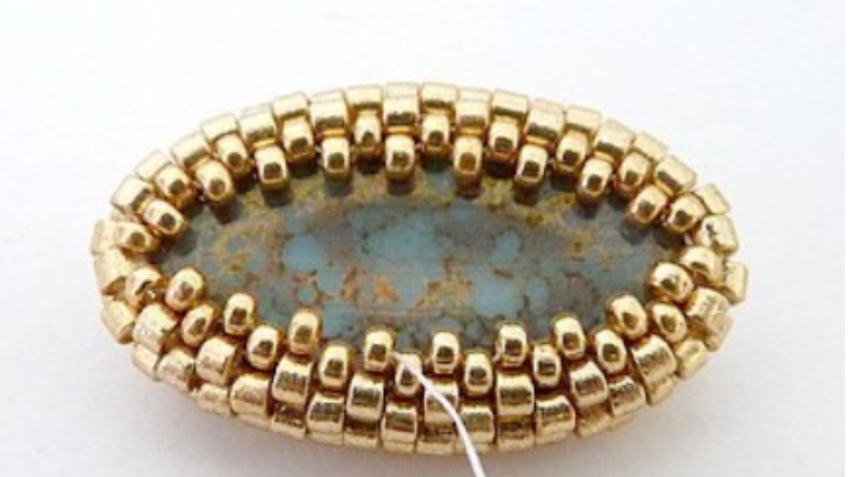 Accessorio borsa, angelo perla pompon con perle Athos di Puca : Tappa 8