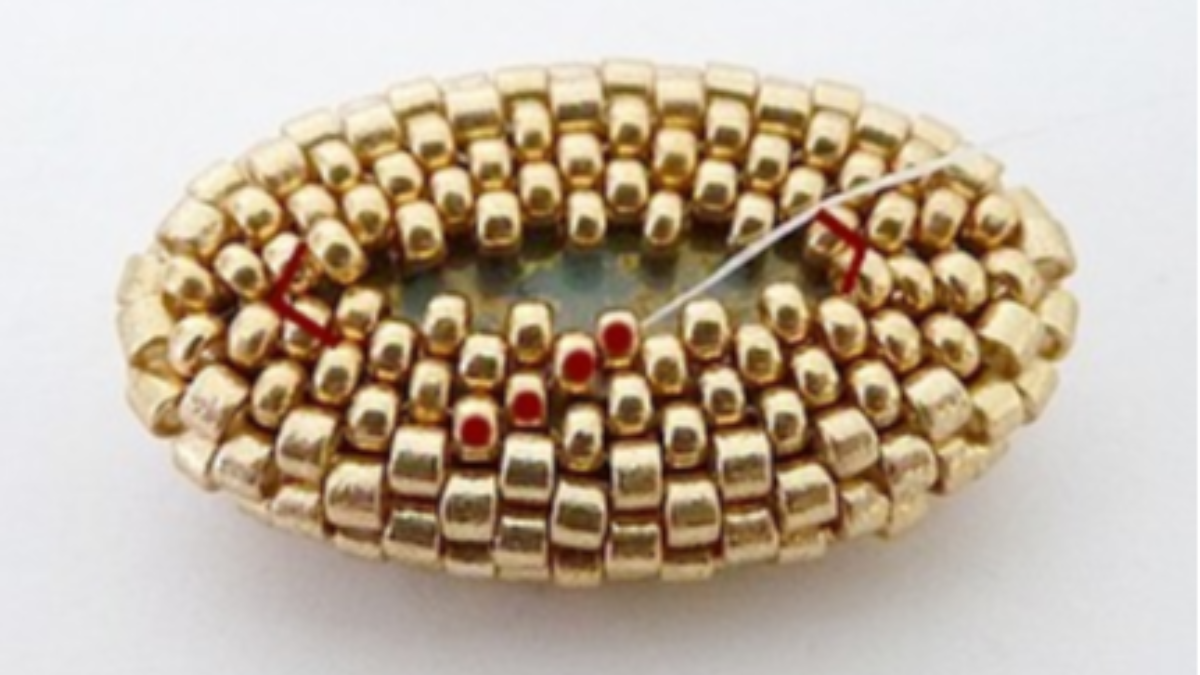 Accessorio borsa, angelo perla pompon con perle Athos di Puca : Tappa 12