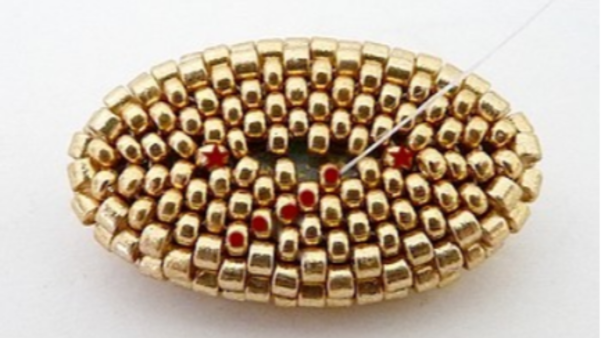 Accessorio borsa, angelo perla pompon con perle Athos di Puca : Tappa 13