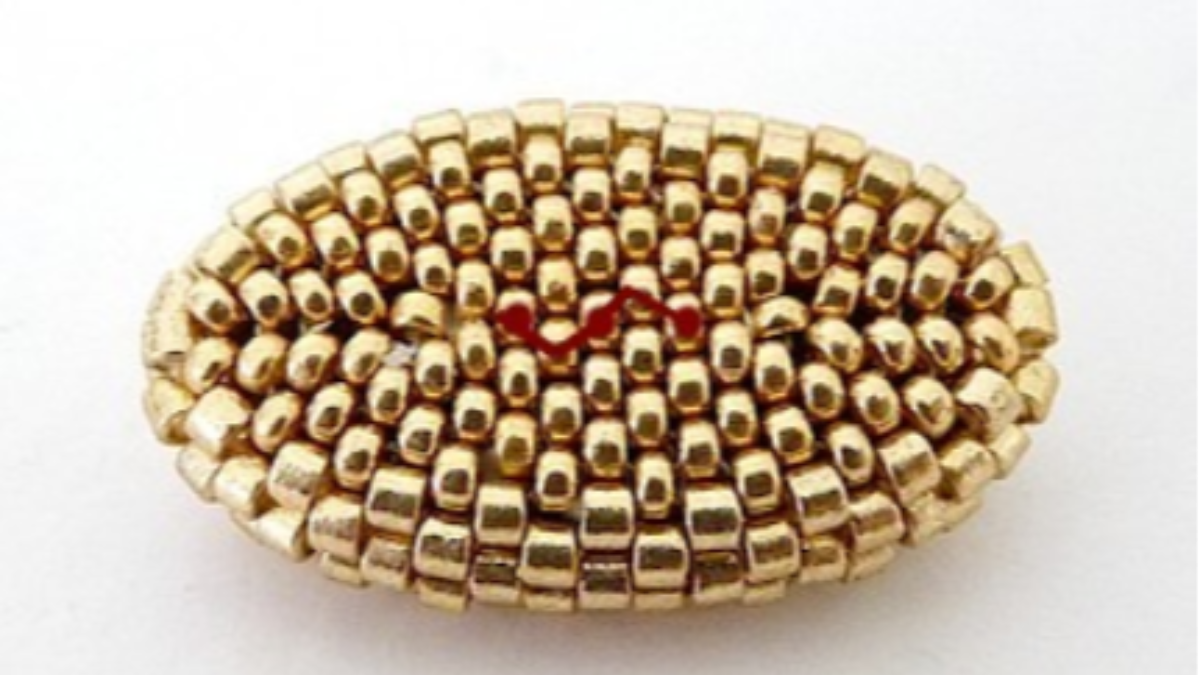 Accessorio borsa, angelo perla pompon con perle Athos di Puca : Tappa 14