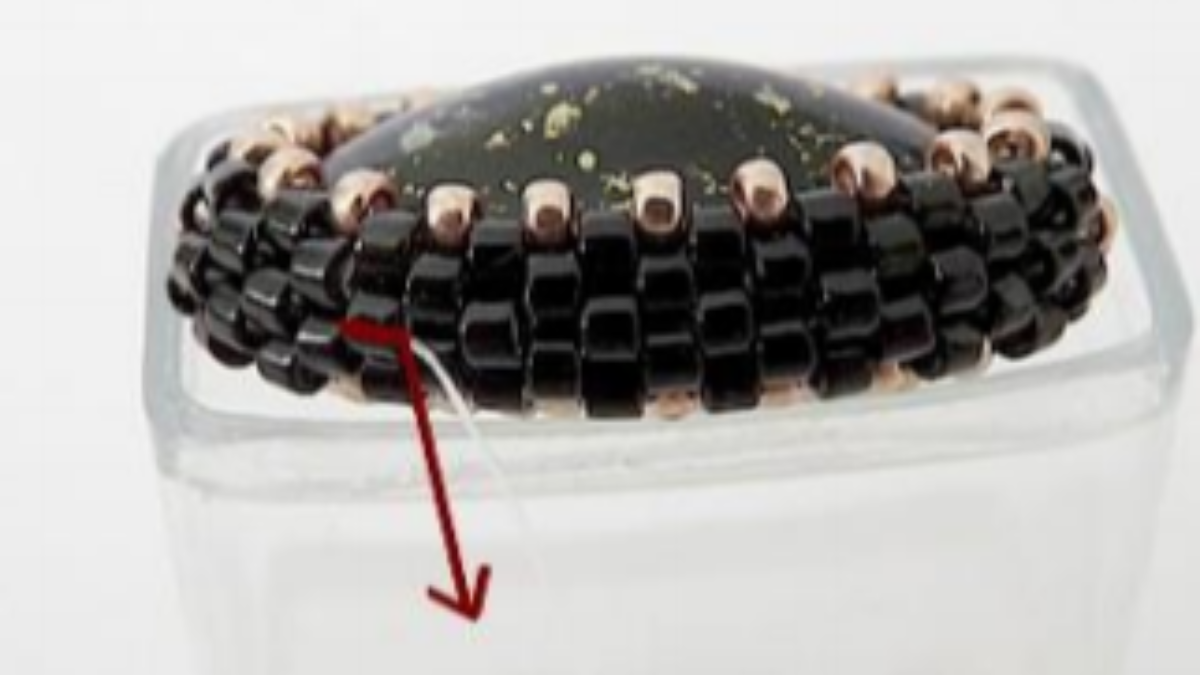 Accessorio borsa, angelo perla pompon con perle Athos di Puca : Tappa 16